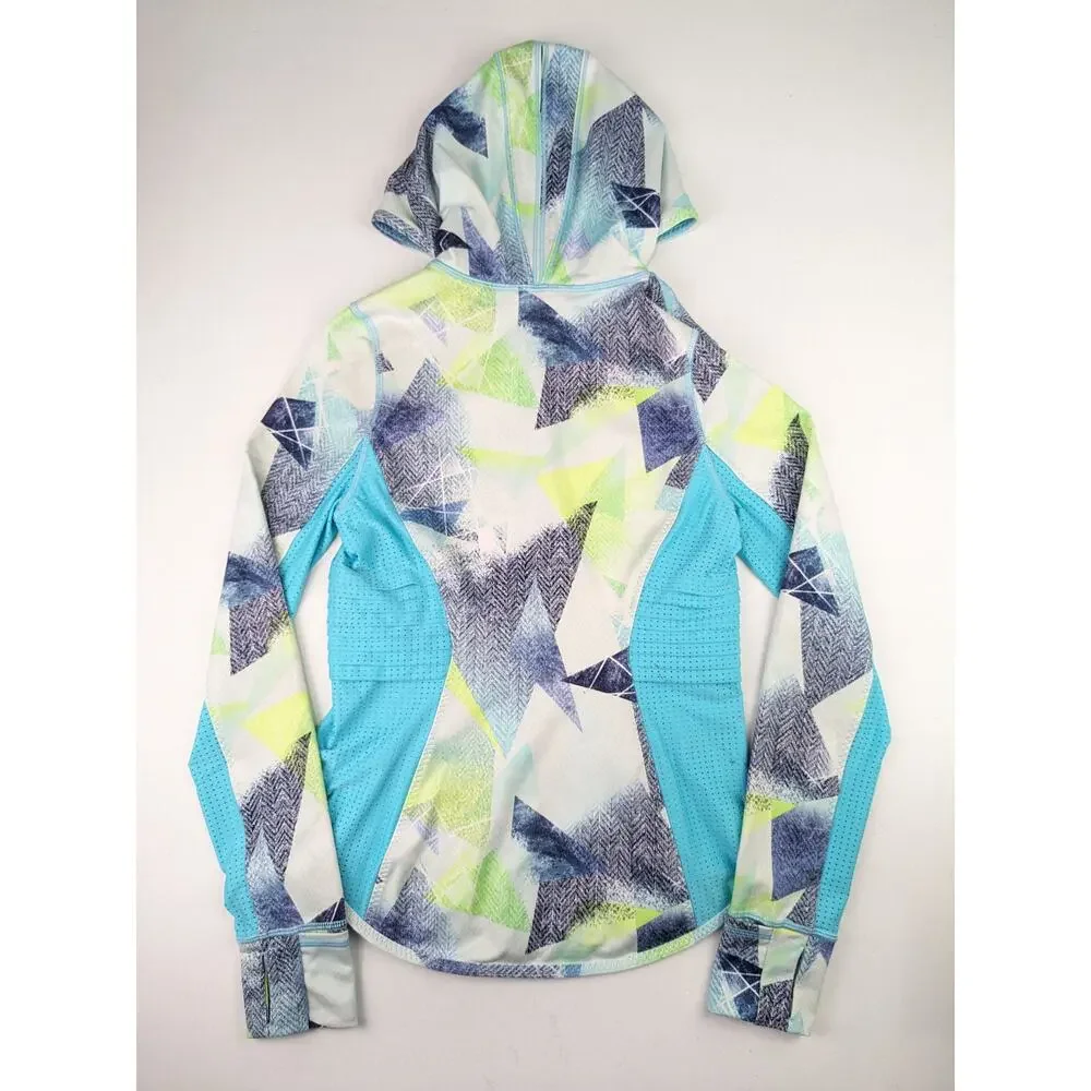 Ivivva Scuba Geo Pattern Sweatshirt Jacket - Girls 12